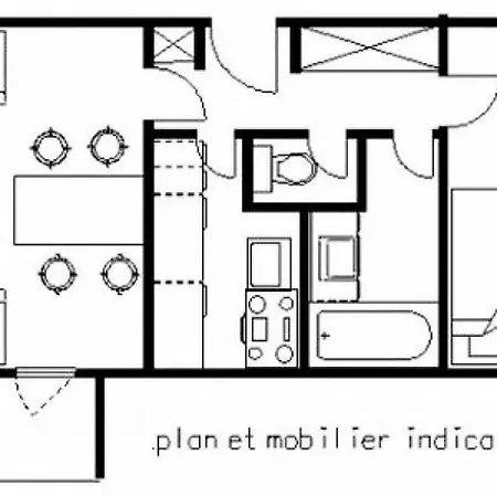 Apartment Carroley A - Agreable - Centre Station - Balcon Mae-3594